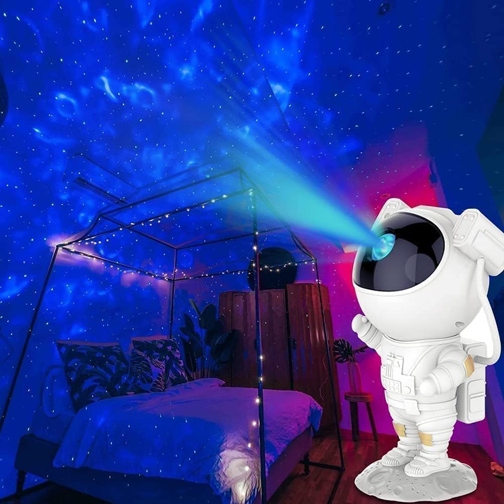 Astronaut light galaxy projector