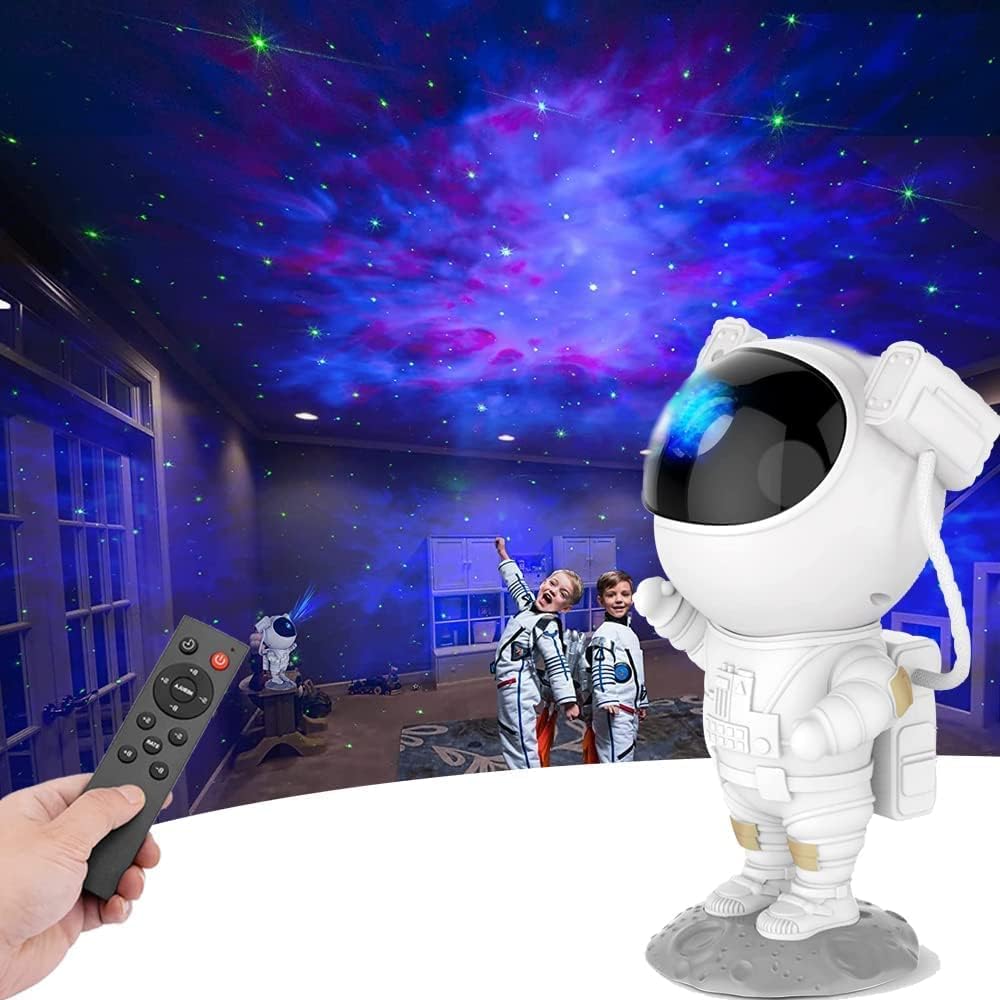 Astronaut light galaxy projector
