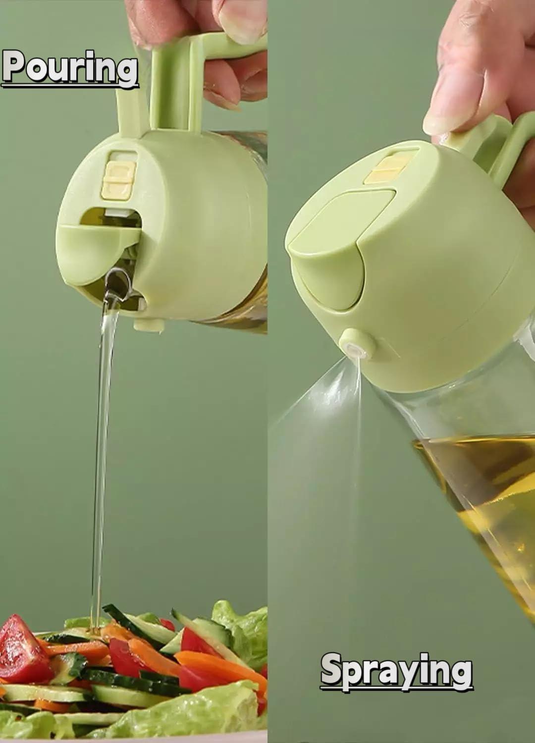 Olive Oil Sprayer & Oil Dispenser Bottle for Kitchen - Romj