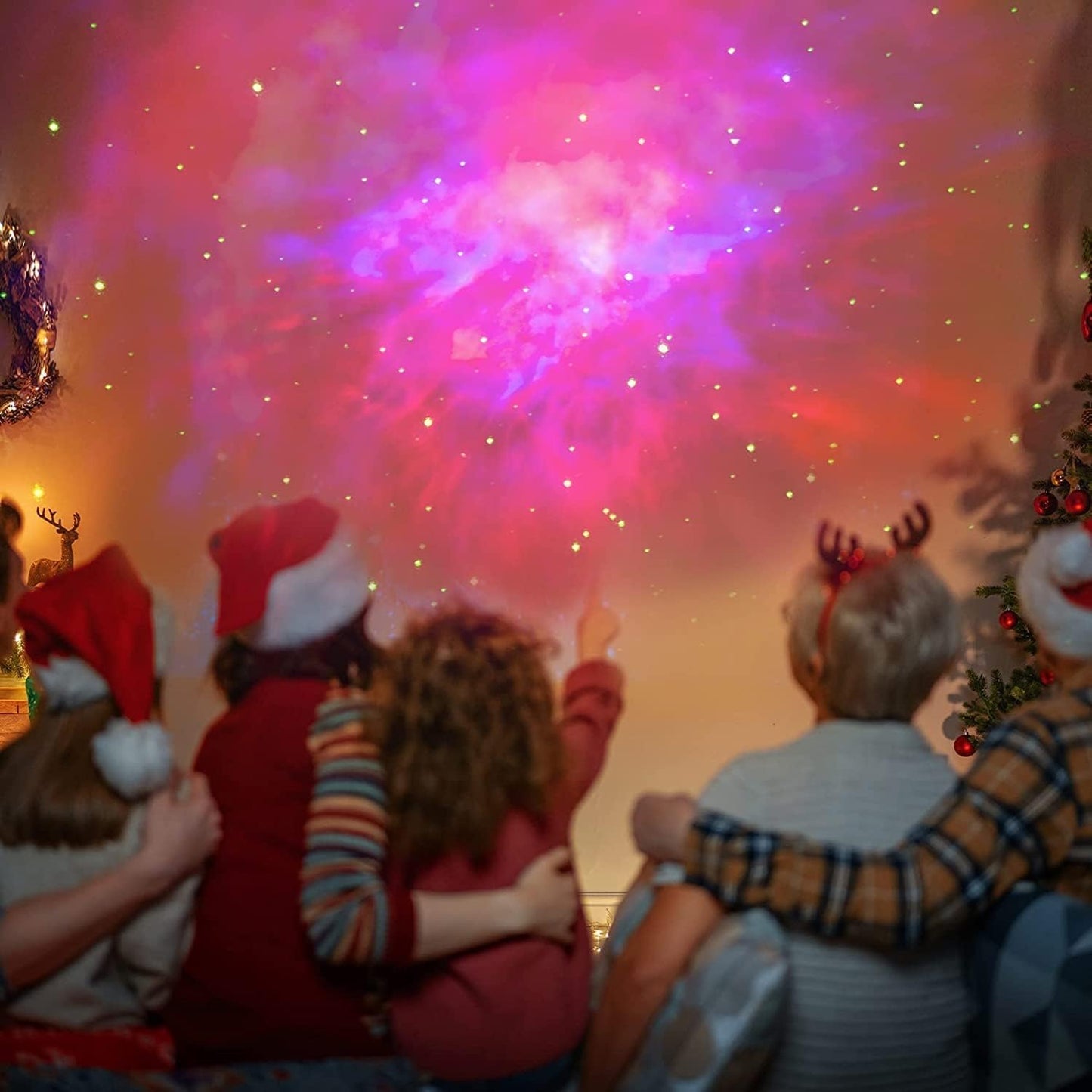 Astronaut light galaxy projector