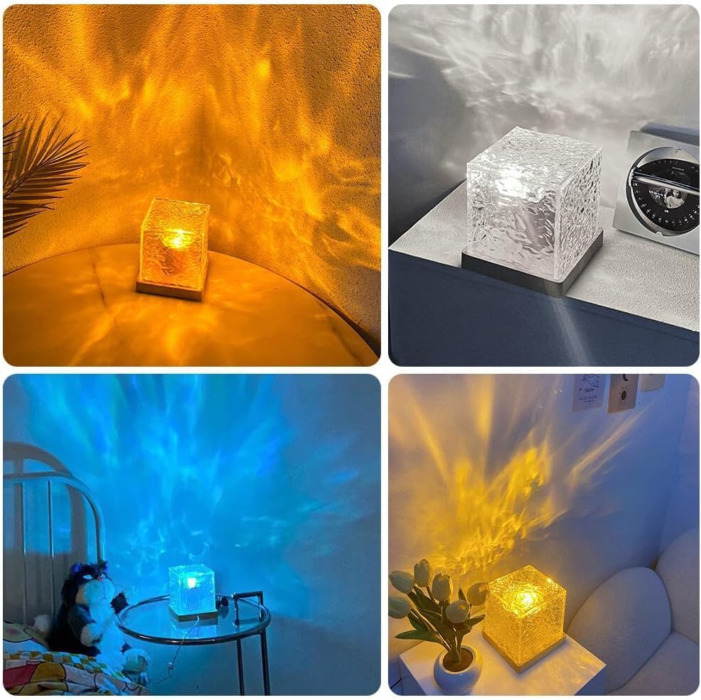 Romantic 3D Crystal Light for Bedroom Decor with Remote - Romj