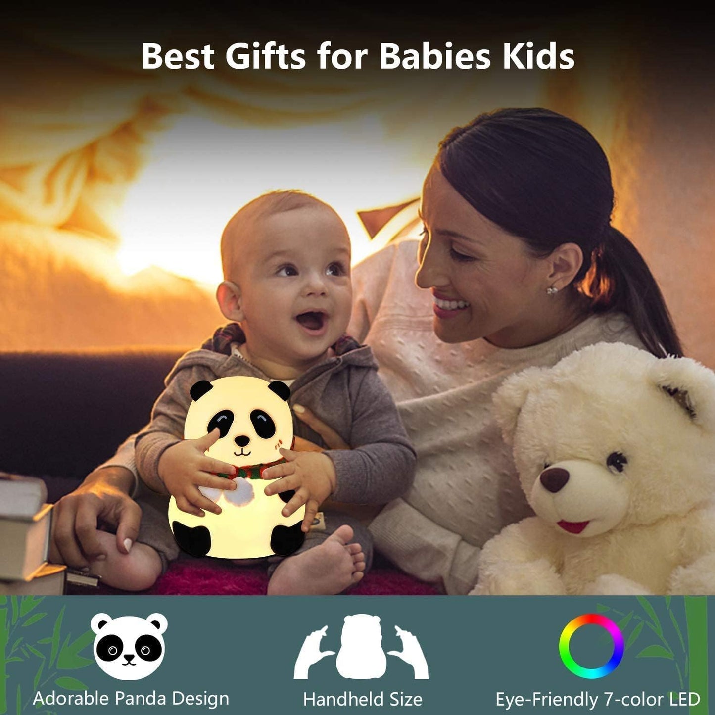 Panda Night Light - Panda Lamp - Romj