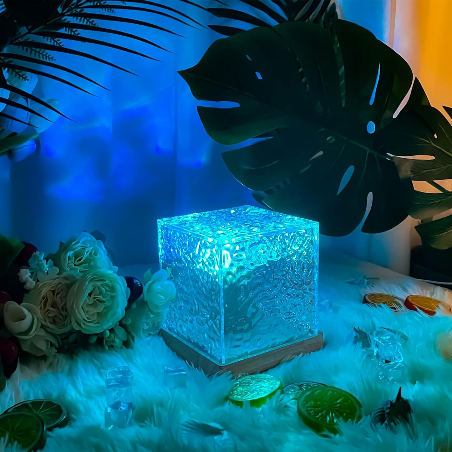 Romantic 3D Crystal Light for Bedroom Decor with Remote - Romj