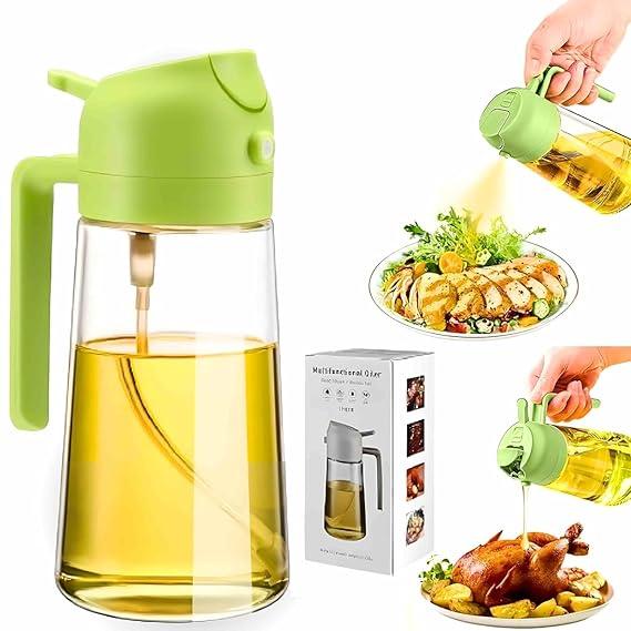 Olive Oil Sprayer & Oil Dispenser Bottle for Kitchen - Romj