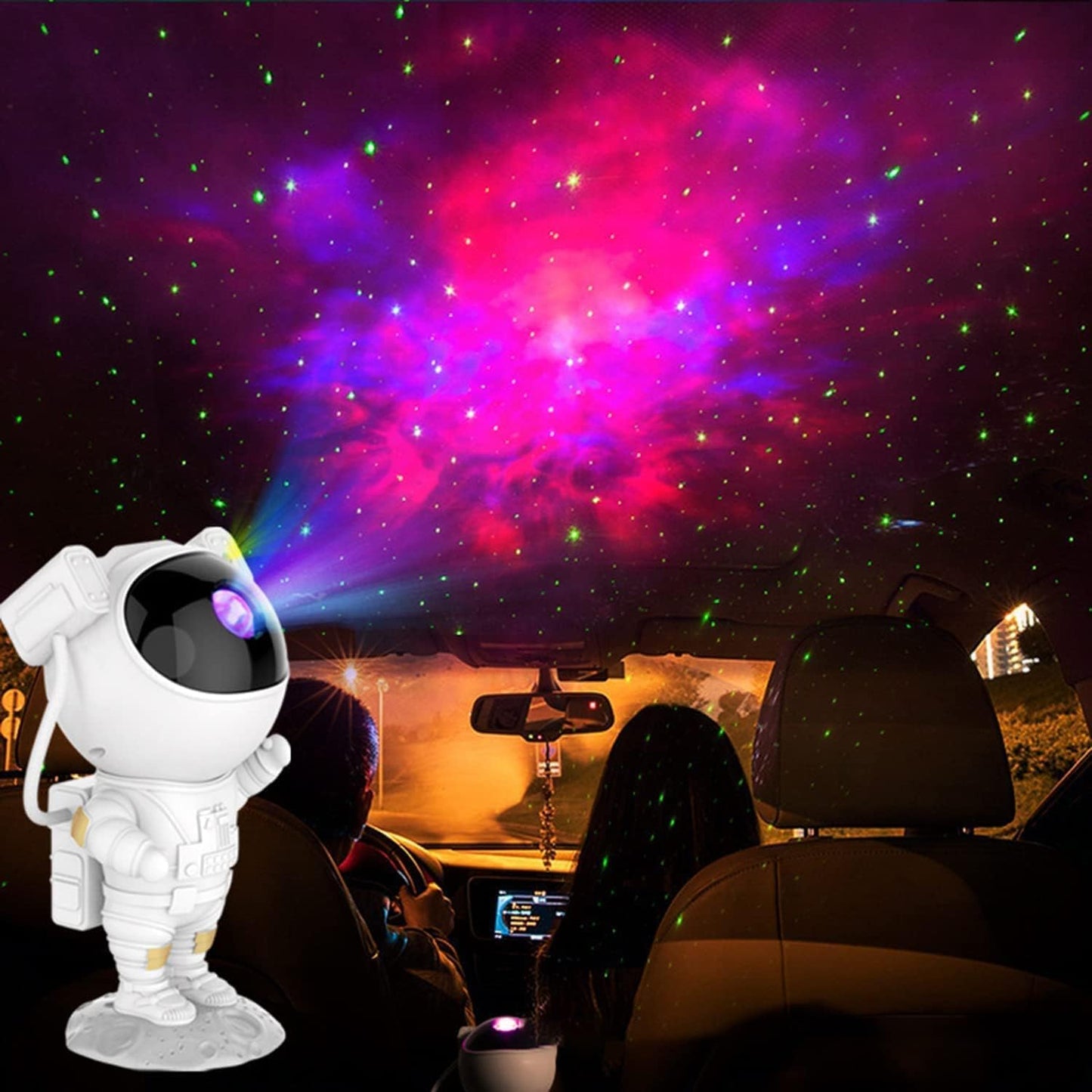 Astronaut light galaxy projector