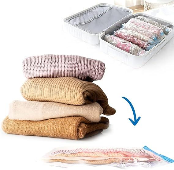 Space Saver (Set of 5) Reusable Vacuum Storage Ziplock - Romj