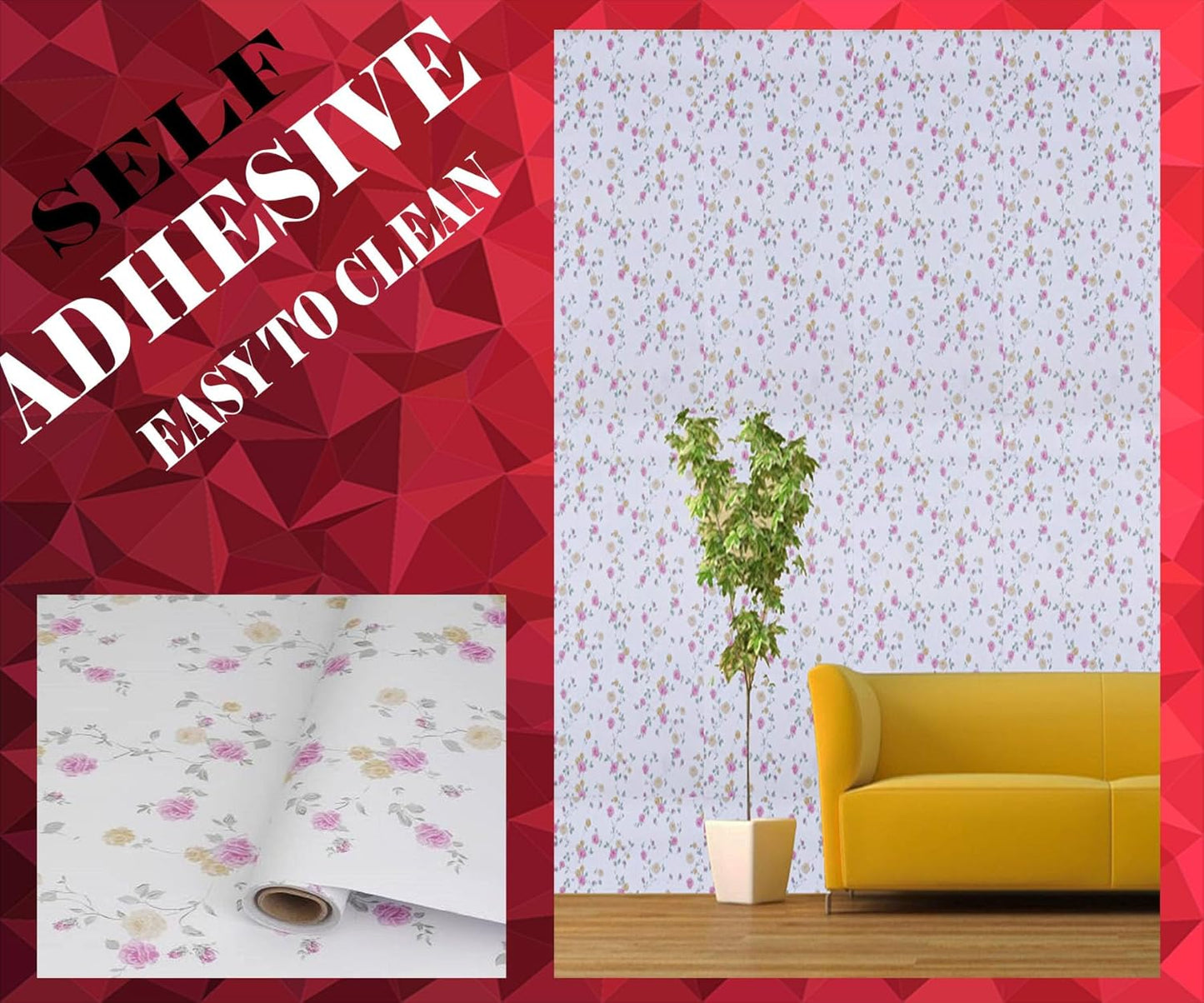Flower Wall Stickers for Living Room - Romj