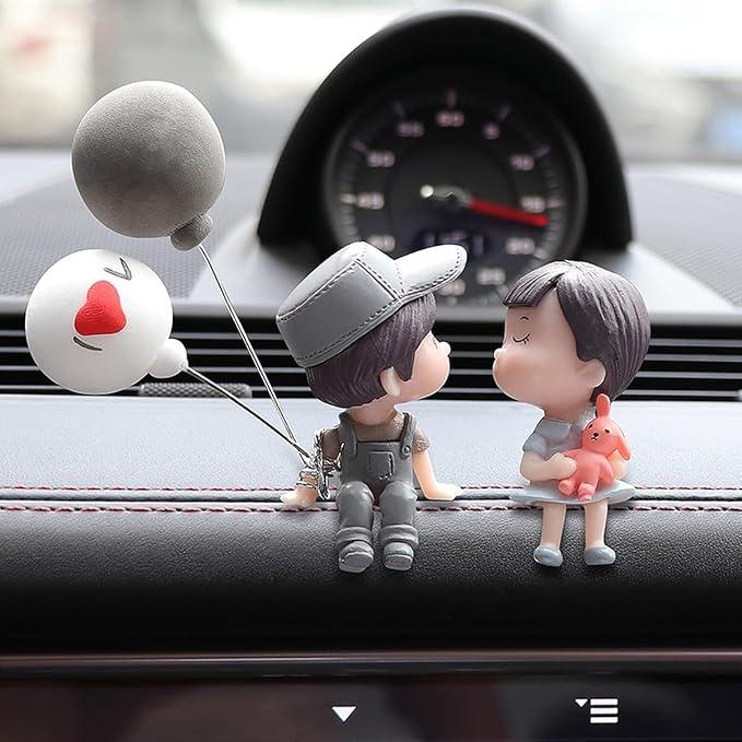 Couple Car Decor Balloon Ornament | Pink Valentine's Day Gift - Romj