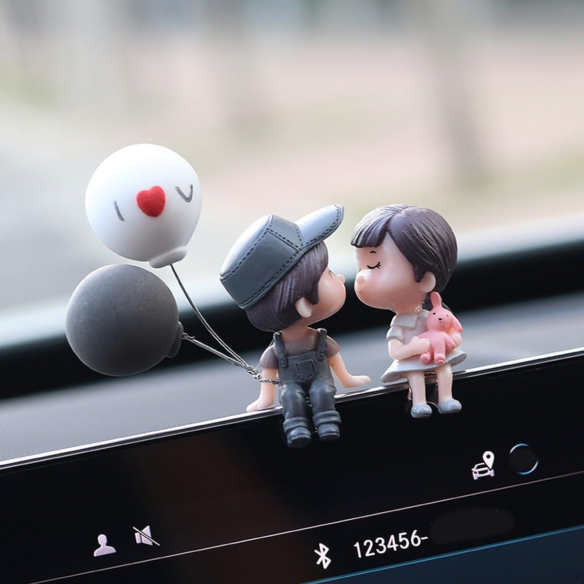 Couple Car Decor Balloon Ornament | Pink Valentine's Day Gift - Romj