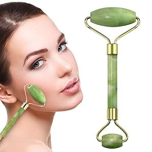 Premium Jade Roller and Gua Sha Facial Massage Set - Romj