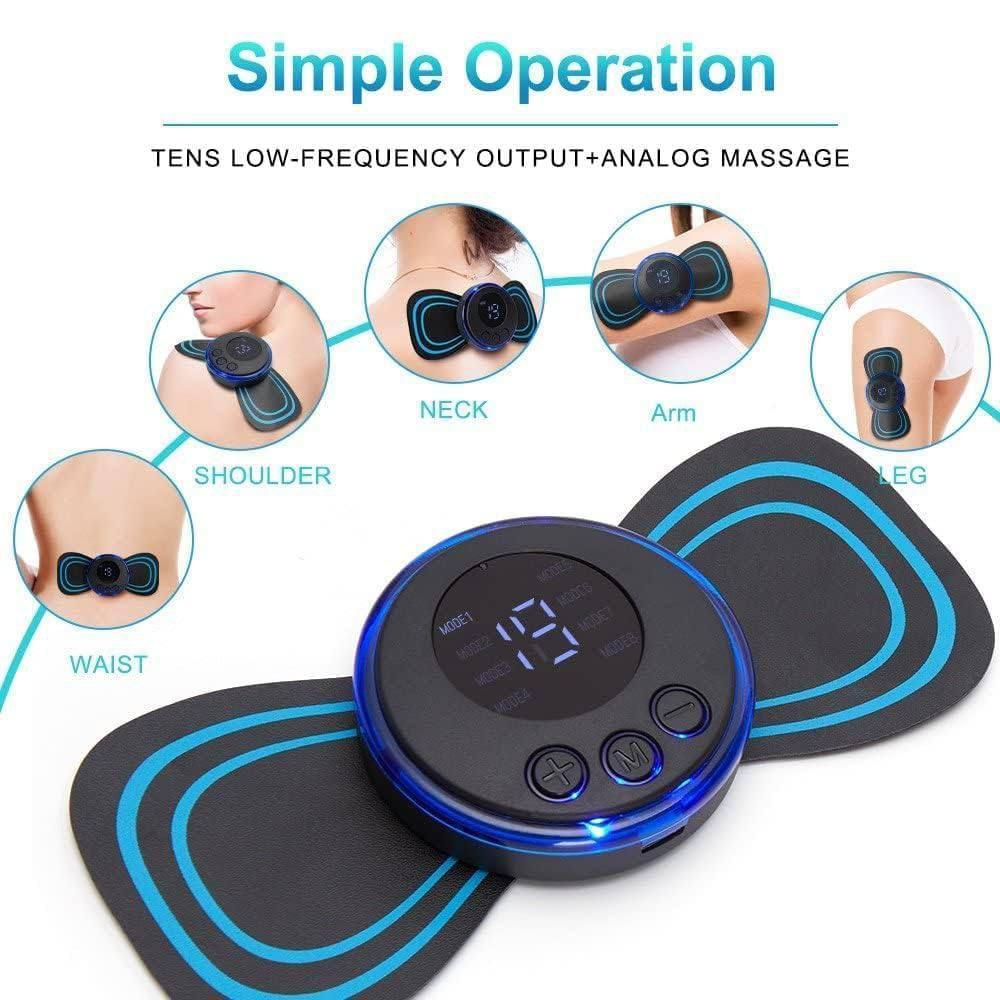 Wireless TENS Muscle Stimulator & Pain Relief Massager - Romj