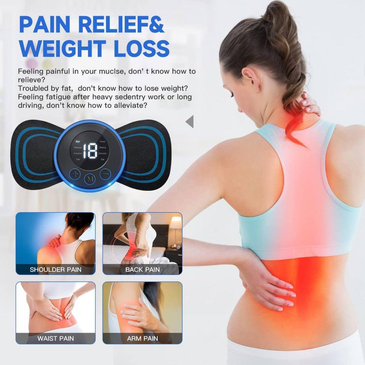 Wireless TENS Muscle Stimulator & Pain Relief Massager - Romj