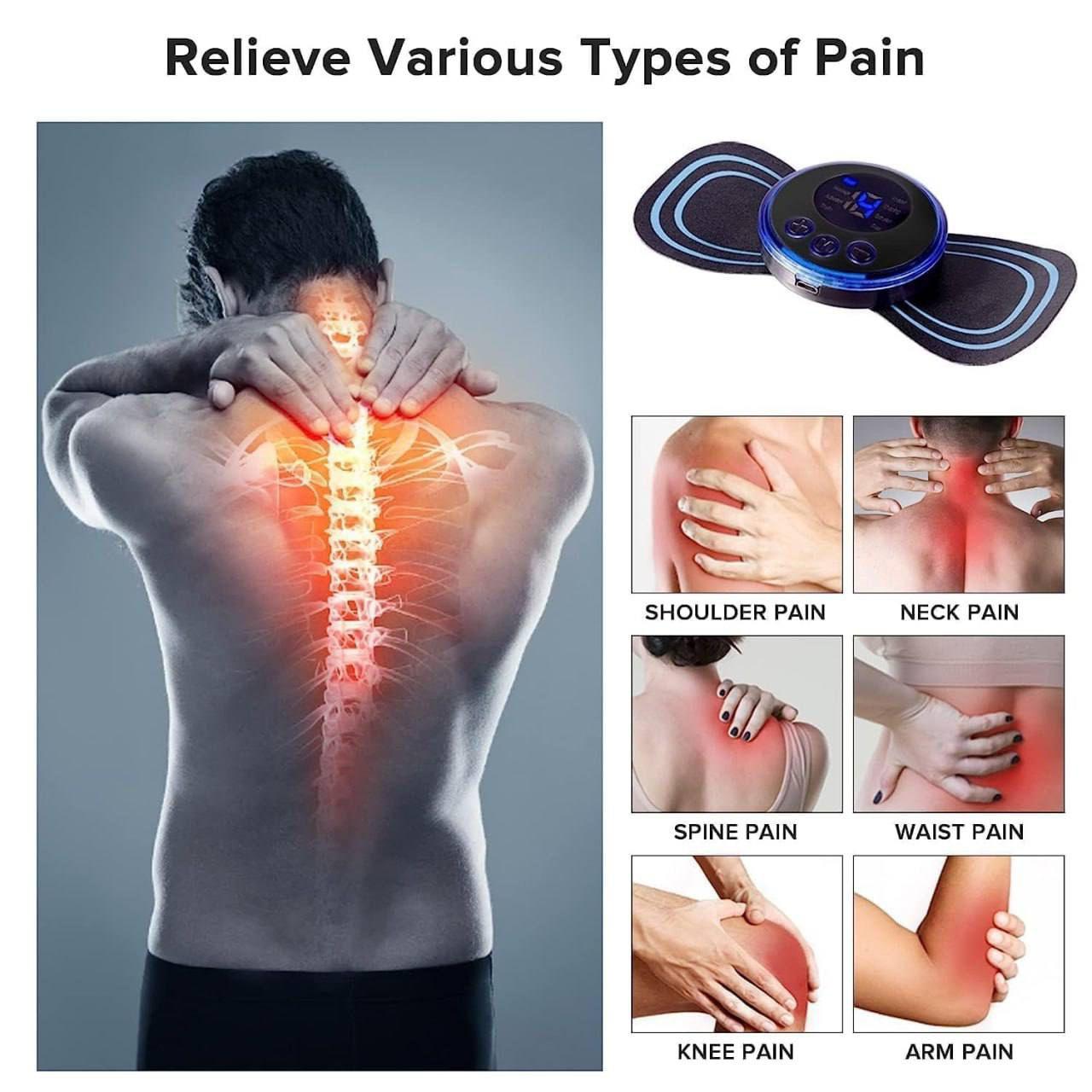 Wireless TENS Muscle Stimulator & Pain Relief Massager - Romj