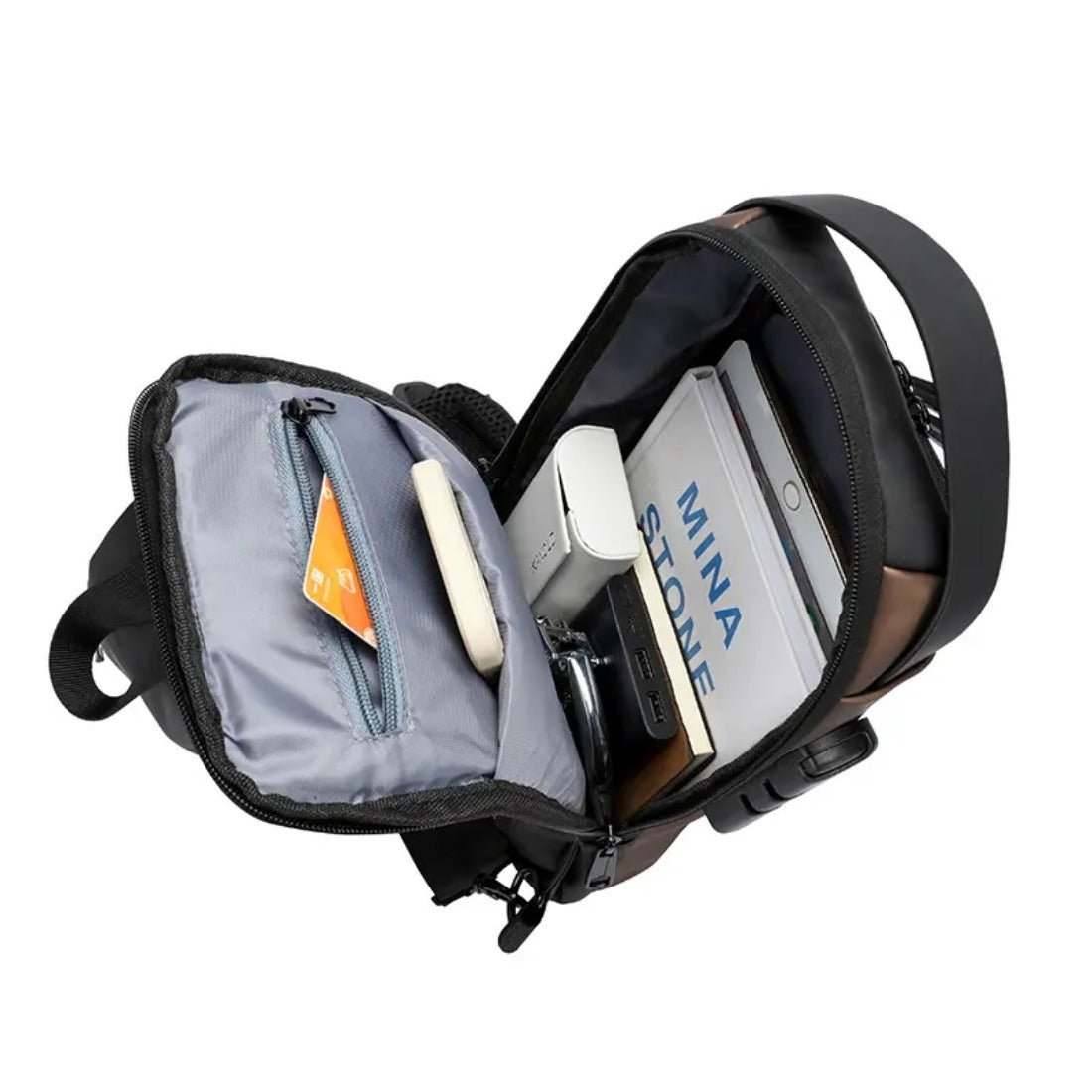 Waterproof anti theft shoulder bag - Romj