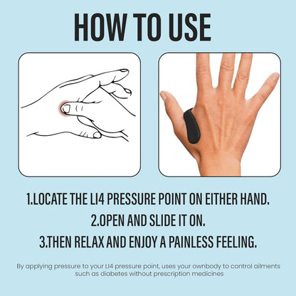 Acupressure Clips for Diabetes & Headache Relief - Romj