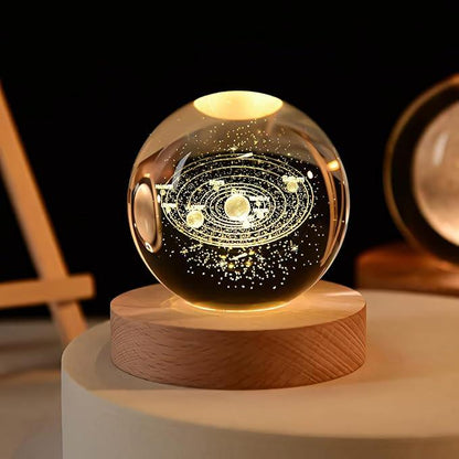 Crystal Ball Galaxy Led Table Lamp - Romj