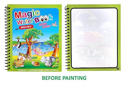 4-Pack Water Coloring Books for Kids - Fun Painting & Drawing