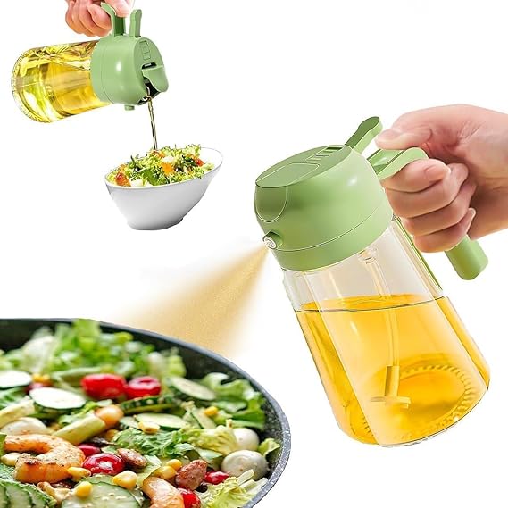 Olive Oil Sprayer & Oil Dispenser Bottle for Kitchen