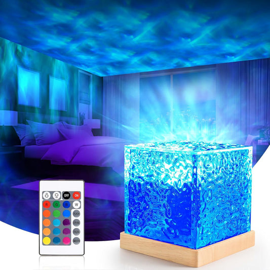 Romantic 3D Crystal Light for Bedroom Decor with Remote - Romj